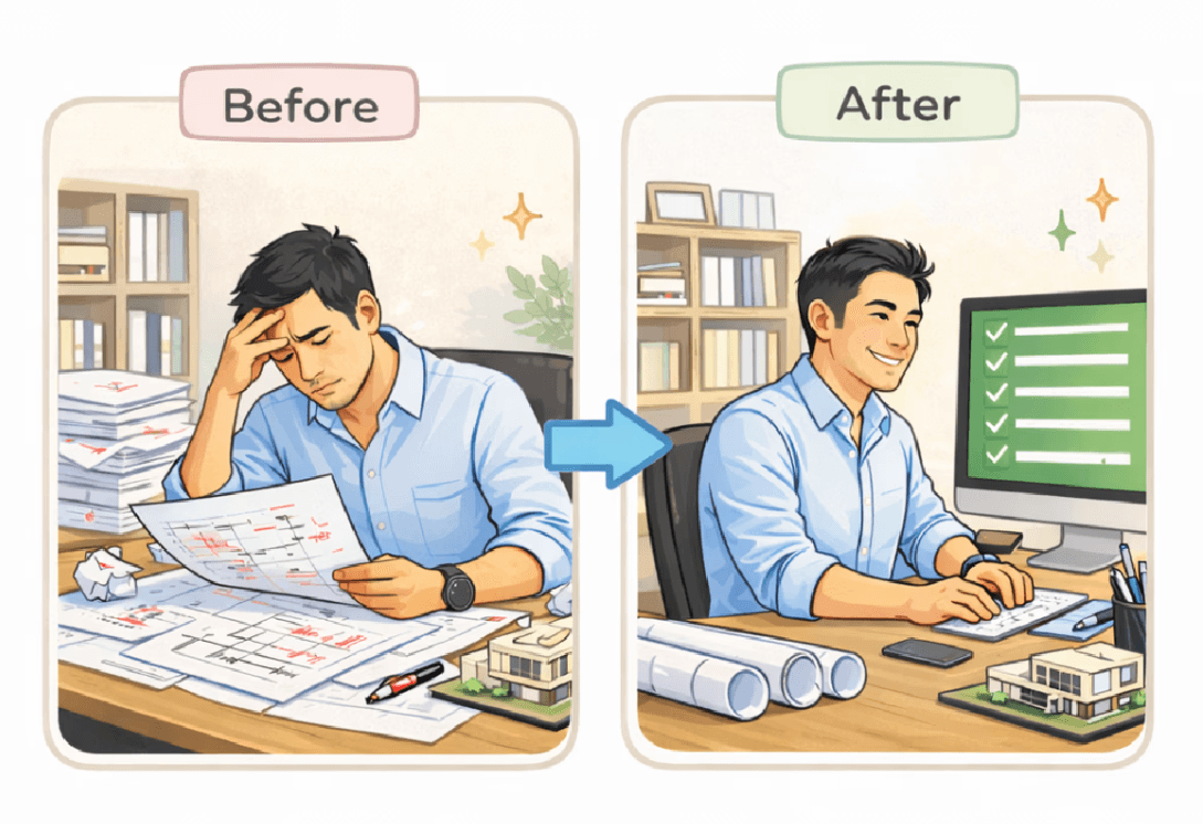 Before and after using ADU Pilot for permit risk prevention